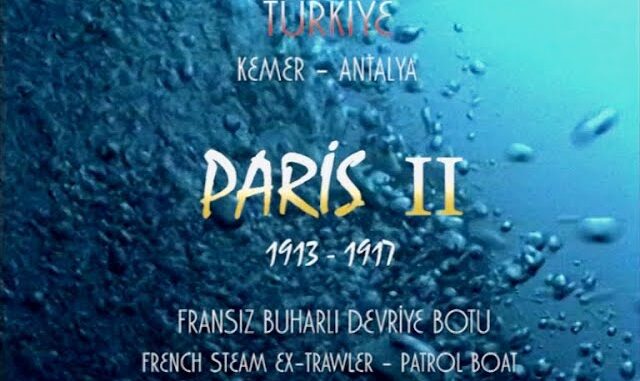 PARİS II BATIĞI (1913-1917 Patrol Boat) Kemer/ANTALYA by SAKİ UĞURLU - youtube