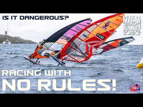 IS RACING WITH NO RULES DANGEROUS? “No Rules” Concept Explained | Guadeloupe Windsurfing World Cup