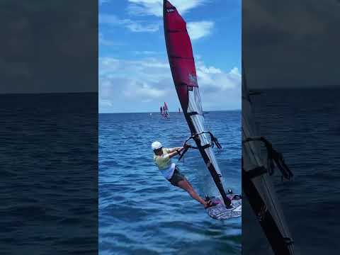 The 2024 Foil Slalom World Champion, Justine Lemeteyer, takes the first victory of the season in…