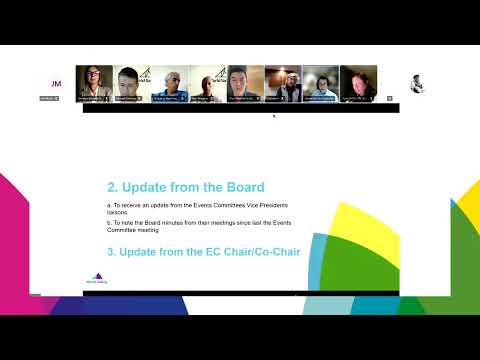 LIVE | Events Committee 1 – Mid Year Meeting | 1 May 2025