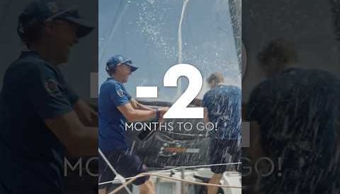 2 MONTHS TO GO! 🚀 #nyc #sailing #lorient #shorts