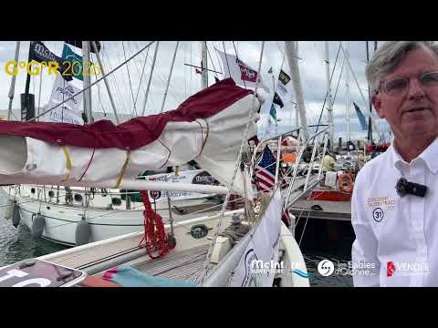 1st GGR2026 BOAT TOUR & INTERVIEW | Gunnar Christensen 🇺🇸 | POMPOEN – Hans Christian 34