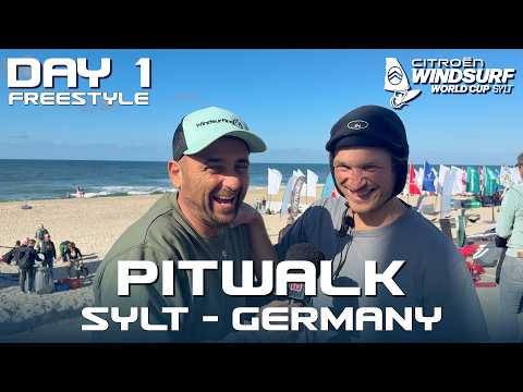 PITWALK: DAY 1- FREESTYLE | Behind the Scenes with Ben Proffitt | Citroën Windsurf World Cup