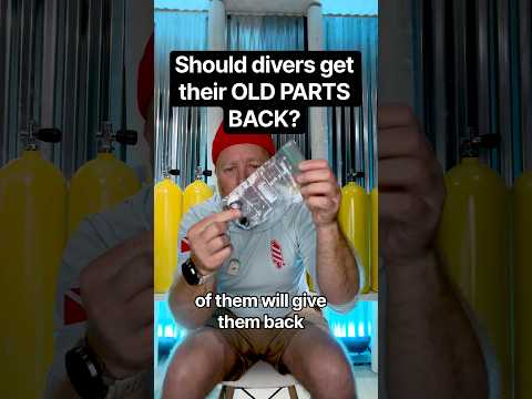 Should divers get their old regulator service parts back? 🤿🛠️ #scubagear #scubadiving