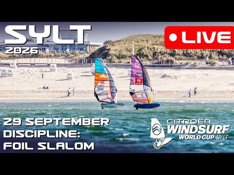 LIVESTREAM: 29TH SEPTEMBER – SYLT | PWA Citroën Windsurf World Cup 2026