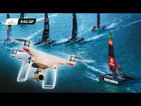 Stunning SailGP Drone Shots from Portsmouth!