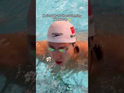 Qin Haiyang is ready for the Silk Road Tour 💪 #swimming #worldcup #athlete #worldaquatics