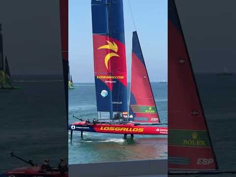 Getting in the practice laps 🤩🔥 #SailGP #sailing #racing