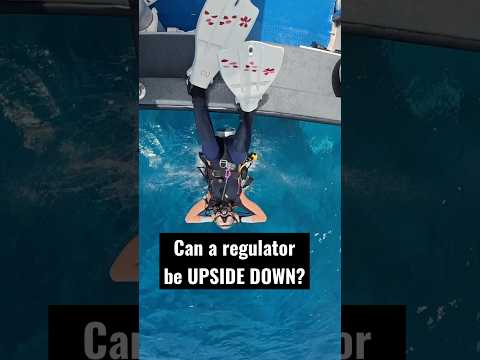 Can a scuba regulator 1st stage be upside down? 🤿🔧 #scubagear #howto #scubadiving