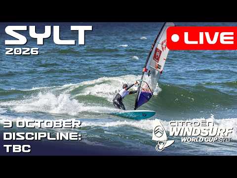 LIVESTREAM: 3RD OCTOBER – SYLT | PWA Citroën Windsurf World Cup 2026