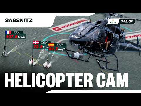 FASTEST Race in SailGP! 🚁 Helicopter Cam in Full | 2026 ROCKWOOL Germany Sail Grand Prix