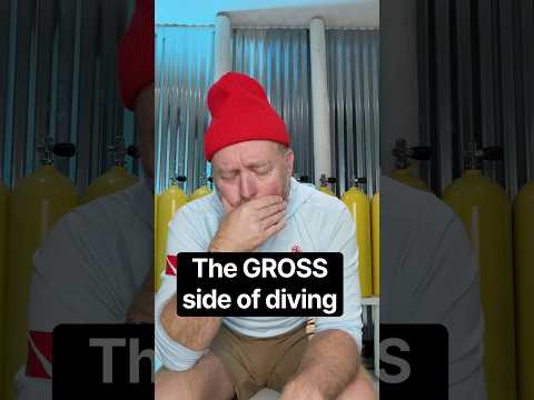 One really GROSS part of diving is the mask snot 🤿🤢💦 #gross #scubadiving #scubamemes